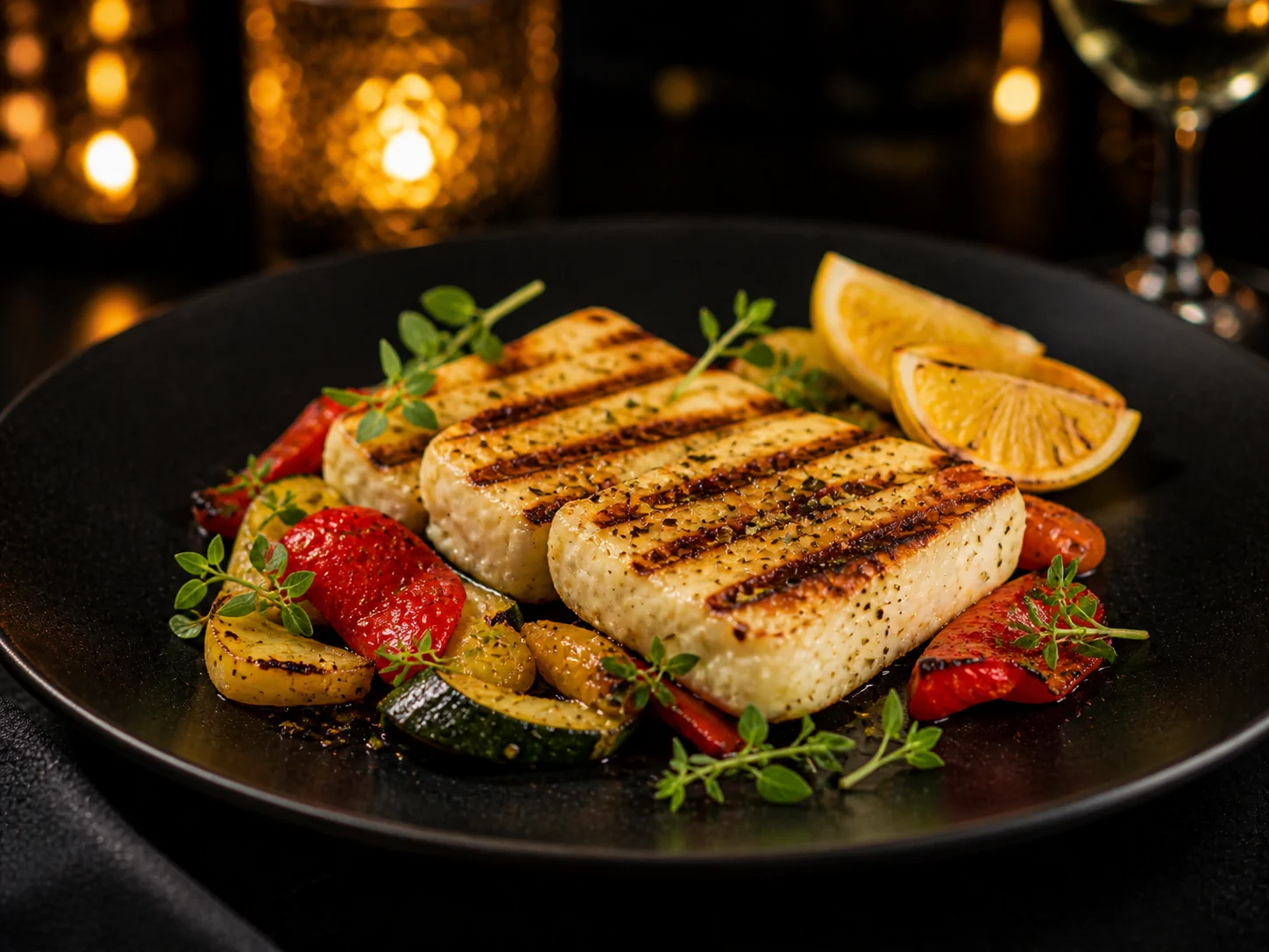 Grilovaný halloumi syr - Kráľovský Catering