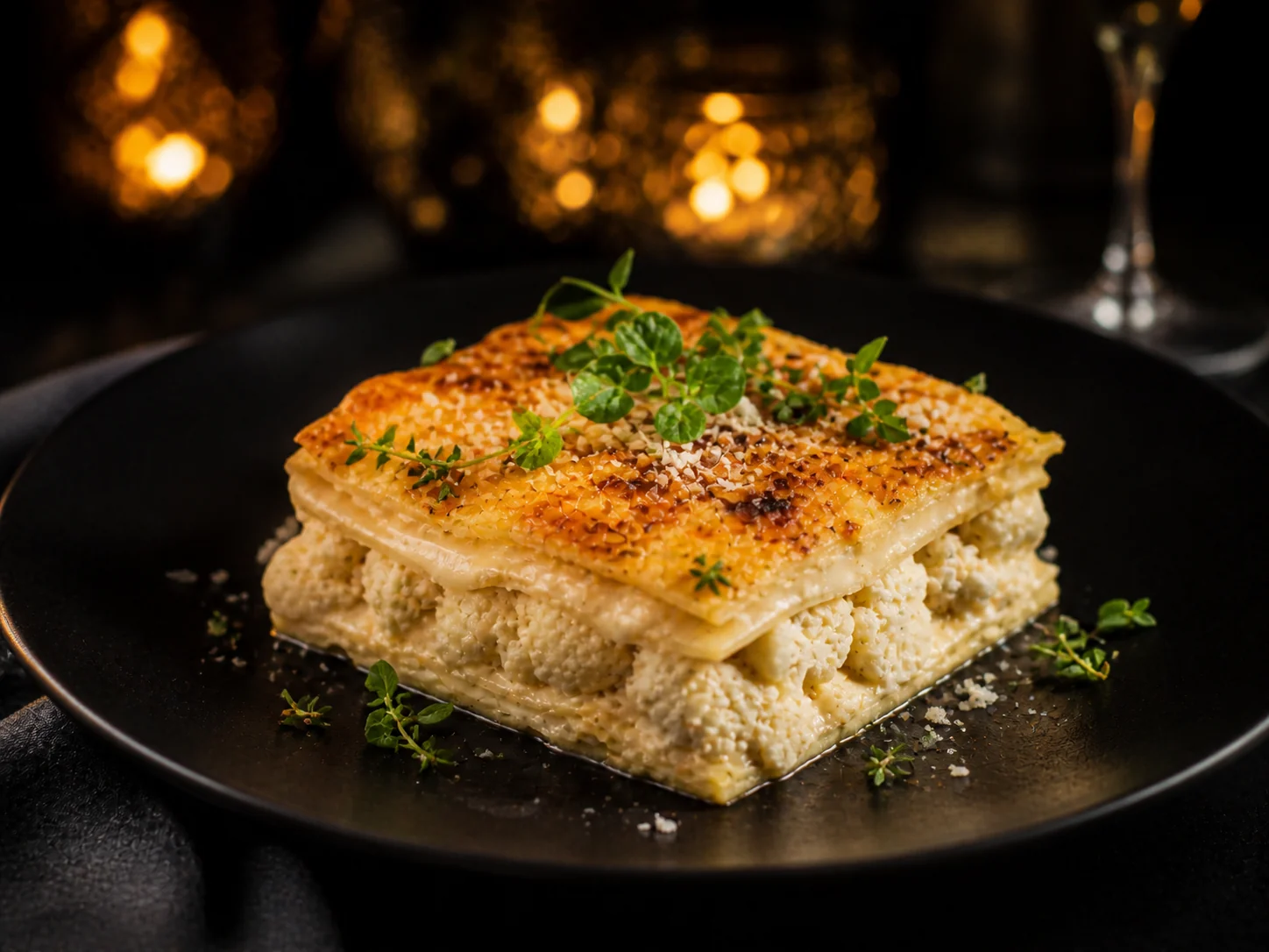 Zapekané karfiolové lasagne - Kráľovský Catering