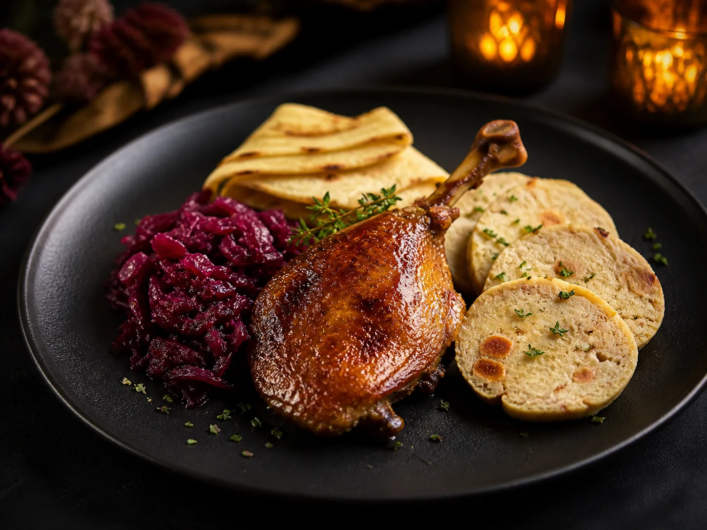 Konfitované kačacie stehno - Kráľovský Catering