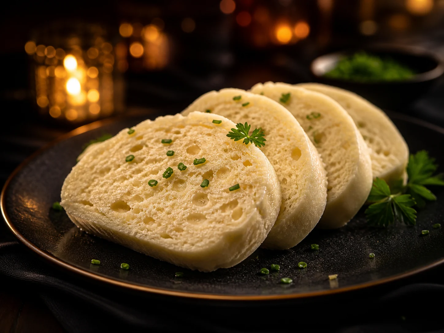 Domáca parená knedľa / karlovarská knedľa - Kráľovský Catering