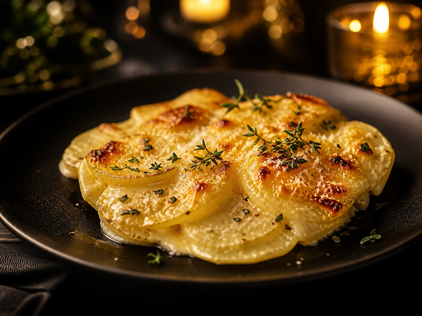 Gratinované smotanové zemiaky s parmezánom - Kráľovský Catering