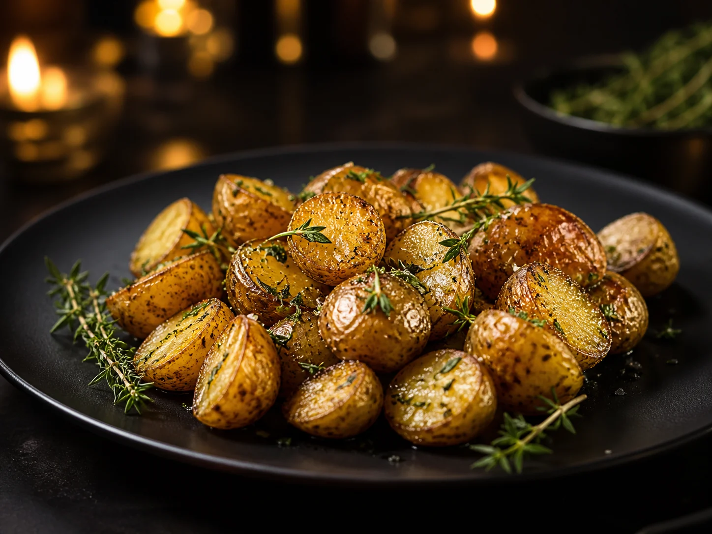Pečené grenaille zemiačiky s tymiánom - Kráľovský Catering