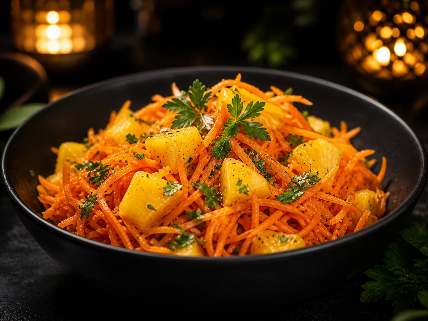 Mrkvový šalát s ananásom - Kráľovský Catering